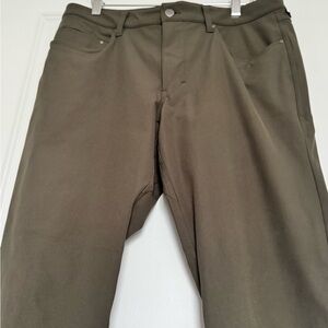 Lululemon ABC Skinny 5 Pocket Pant | Men’s 32x29 | Dark Olive | Worn 5x